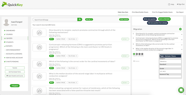 xchange search result