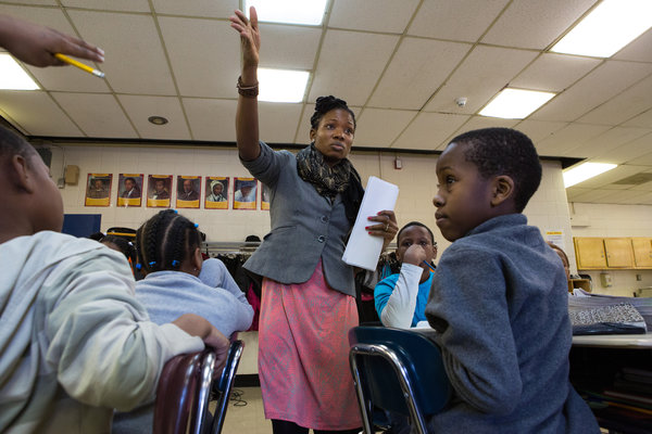 teacher in class